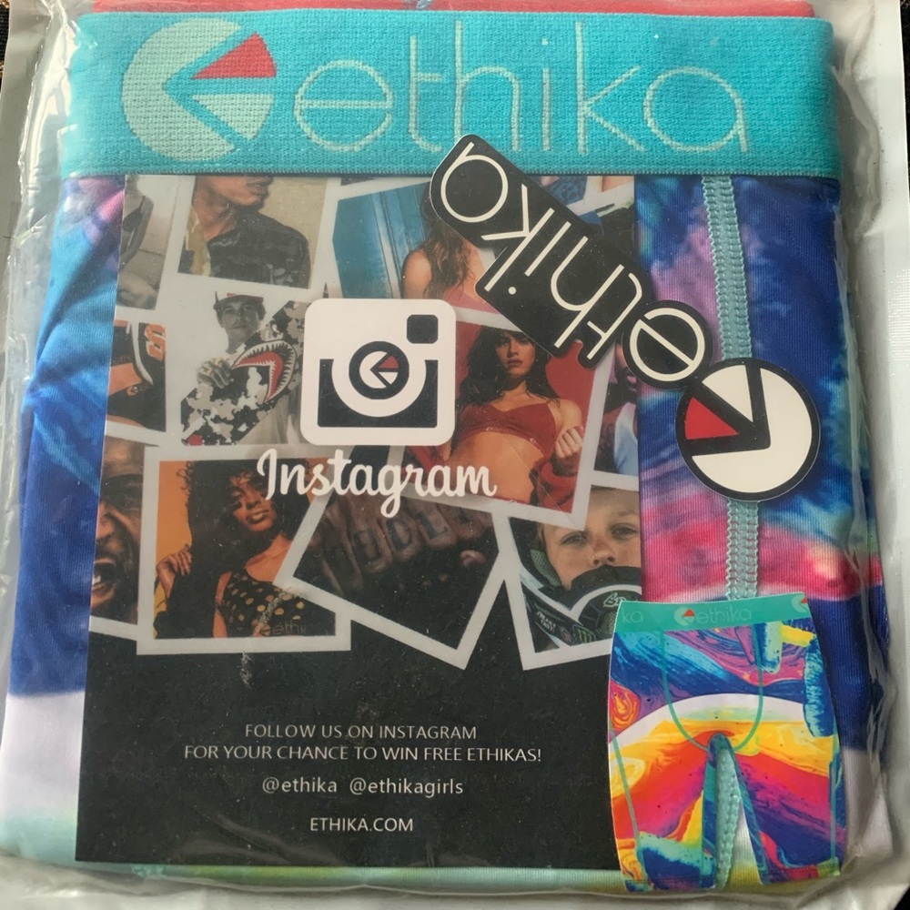BRAND NEW ETHIKA MENS BOXER BRIEFS | STAPLE FIT | SIZE L